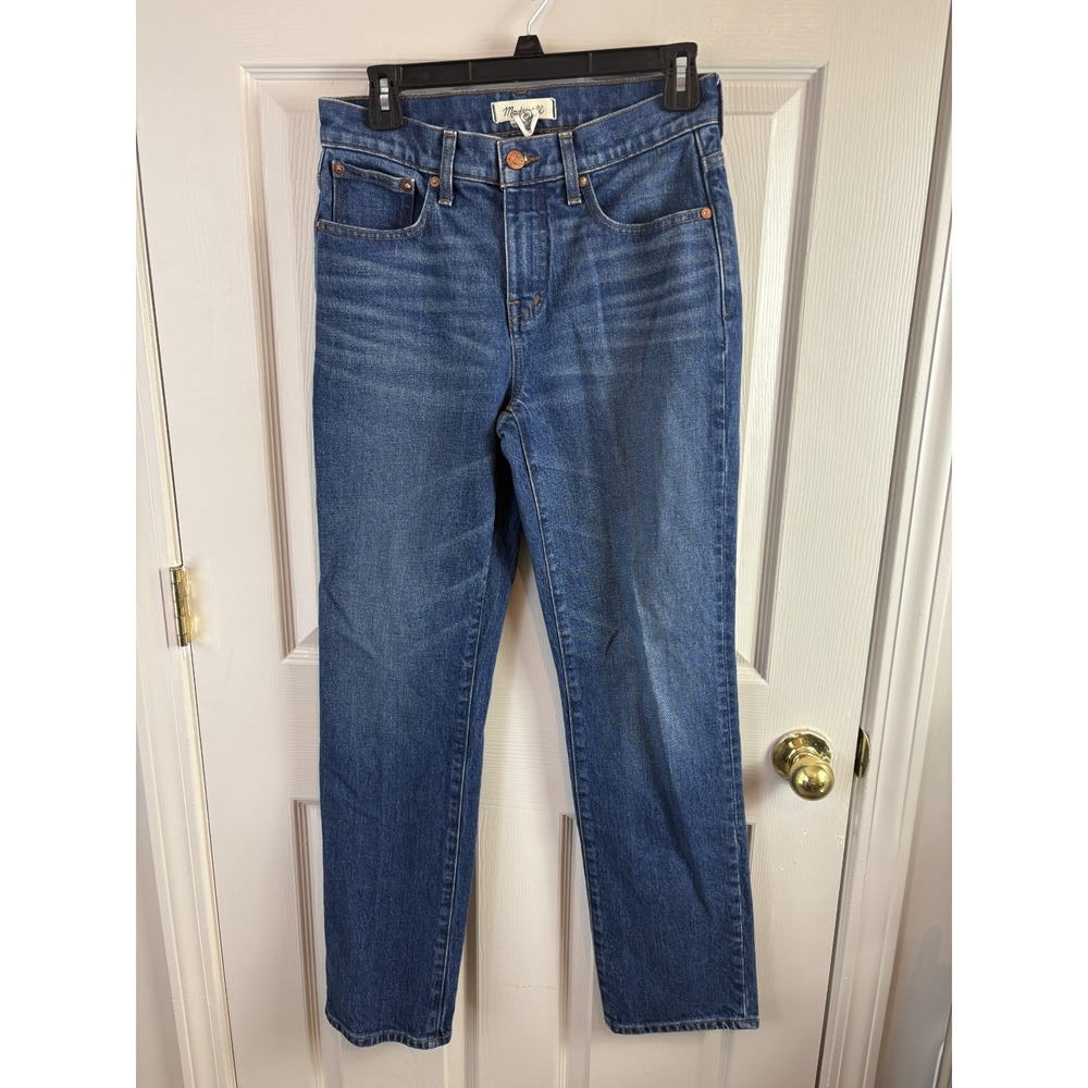 Madewell Mid-Rise 90s Straight Jean Medium Wash Denim NR503 Womens 26